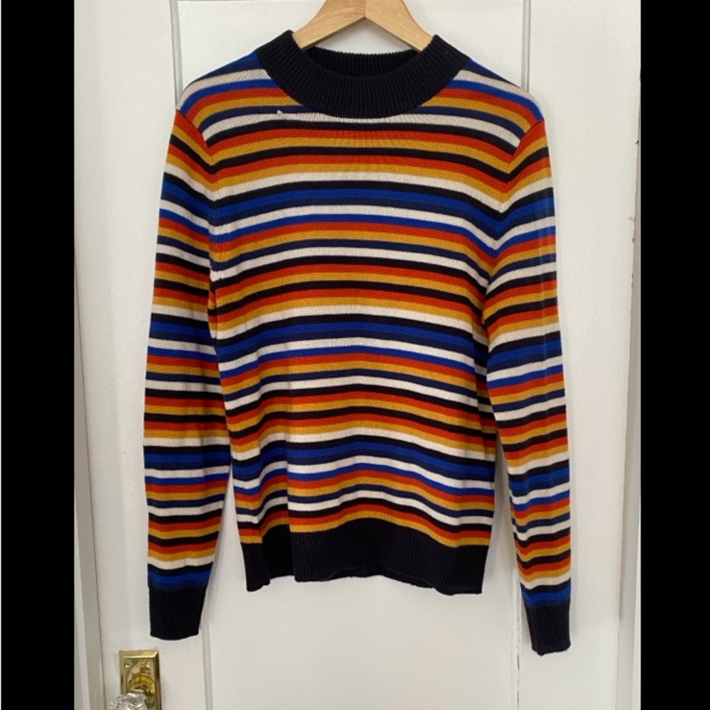 Paisley & Gray Striped Mock Turtleneck Men’s Pullover